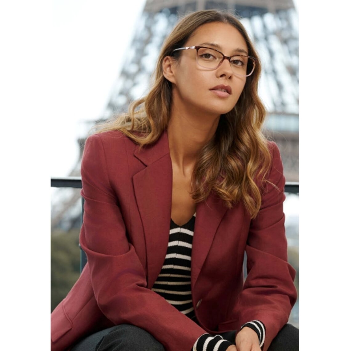 elle women’s optical glasses campaign autumn winter 2025