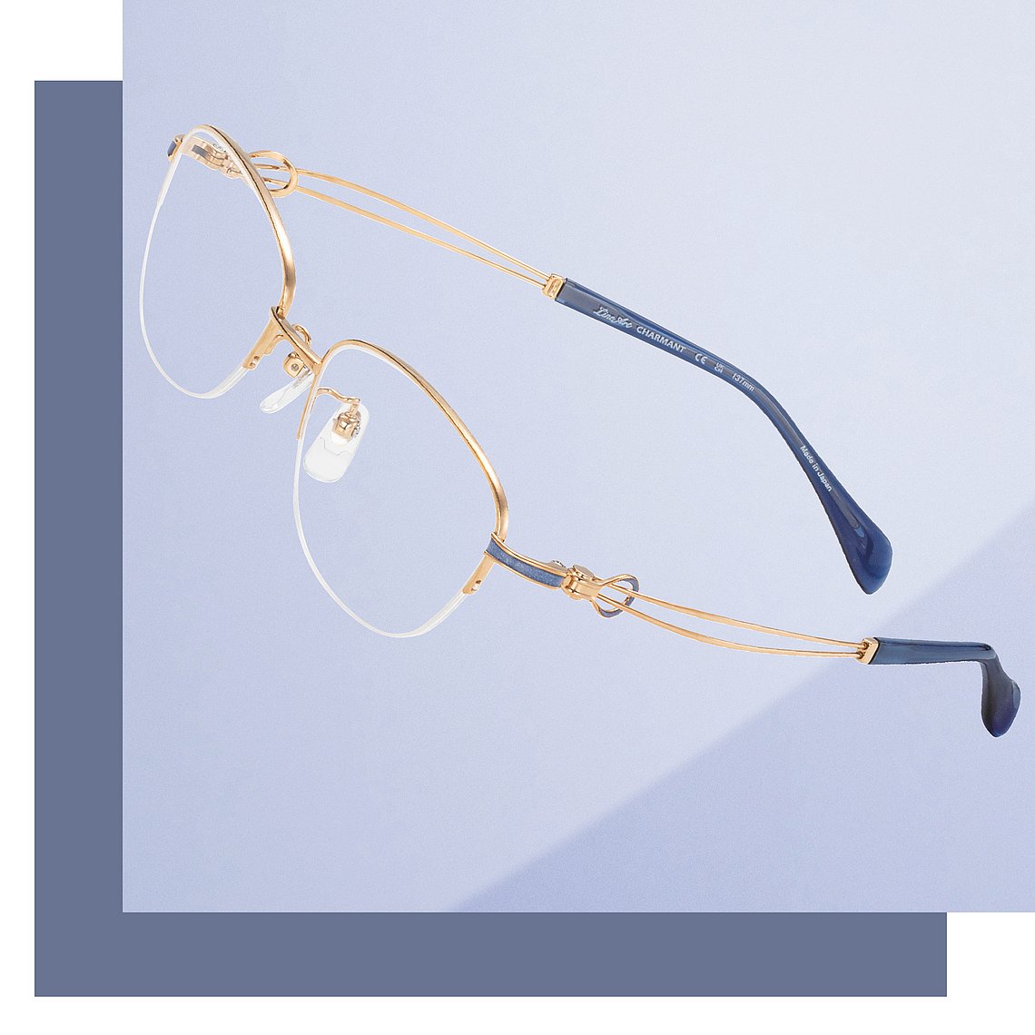 elegant titanium glasses for women