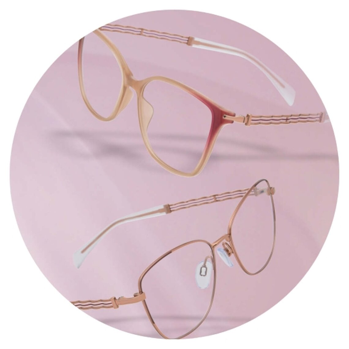 Line Art eyewear women’s eyeglasses featuring lightweight elegant design